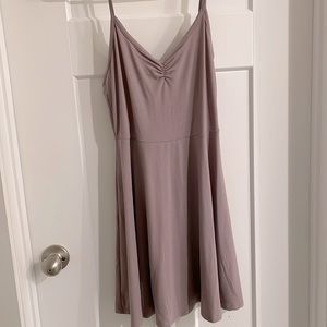 Forever 21 Short V Neck Basic Dress Purple Medium